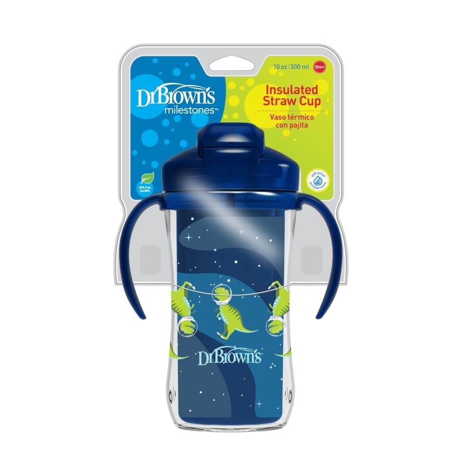 Dr Browns – Κύπελλο Θερμός με Καλαμάκι 12m+ 300ml Μπλε. Dr Browns – Κύπελλο Θερμός με Καλαμάκι 12m+ 300ml Μπλε.